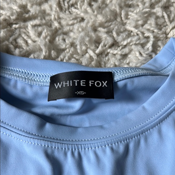 White Fox Blue Graphic Tee - Picture 5 of 5